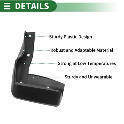 Mud Flaps Splash Guards Front & Rear for Honda Envix (2019)