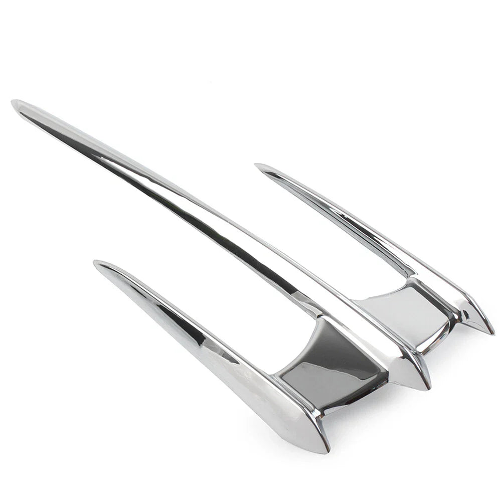 Chrome Fairing Trunk Lid Accents for Honda Goldwing GL1800 (2001-2011)