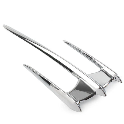 Chrome Fairing Trunk Lid Accents for Honda Goldwing GL1800 (2001-2011)
