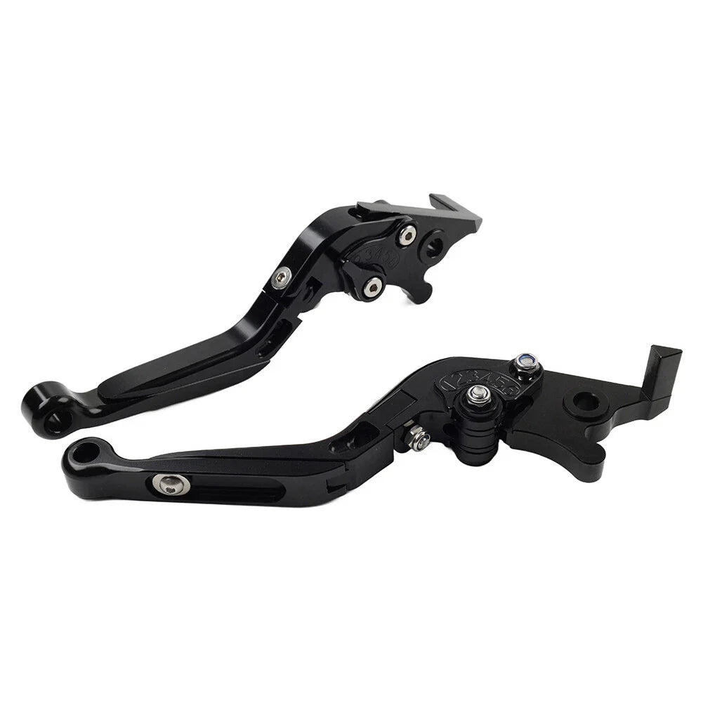 CNC Black Extendable Brake Clutch Levers for Ducati Monster (2001-2015)