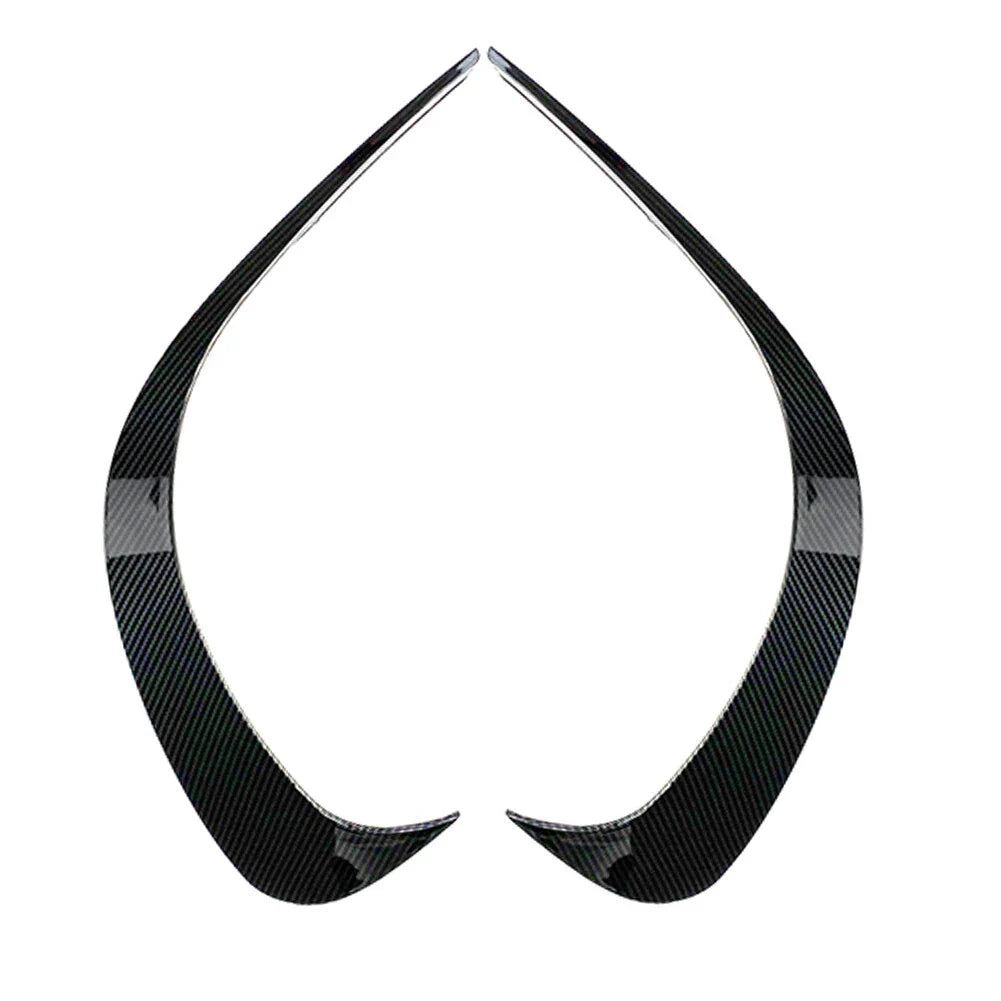 Black ABS Front Bumper Lip Splitter Spoiler for Mercedes C-Class (2022-2023)