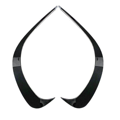 Black ABS Front Bumper Lip Splitter Spoiler for Mercedes C-Class (2022-2023)