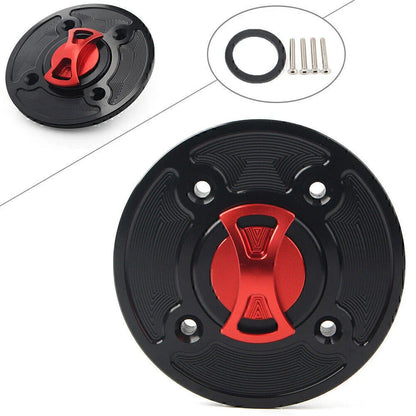 Red CNC Fuel Gas Tank Cap for Kawasaki Ninja 400 650 Z900 Versys 1000