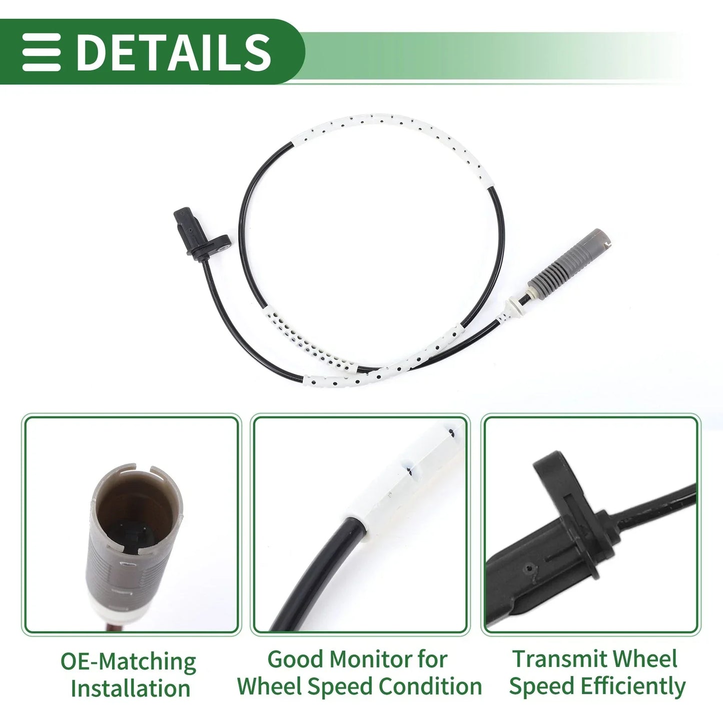 ABS Wheel Speed Sensor for BMW 323i 328i (2007 - 2011)