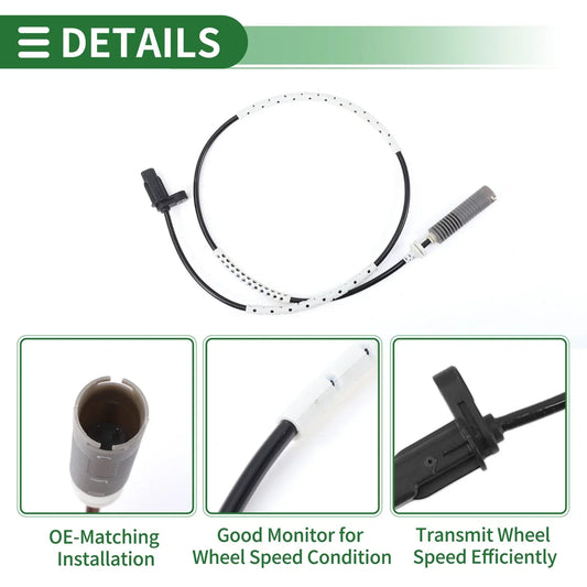 ABS Wheel Speed Sensor for BMW 323i 328i (2007 - 2011)