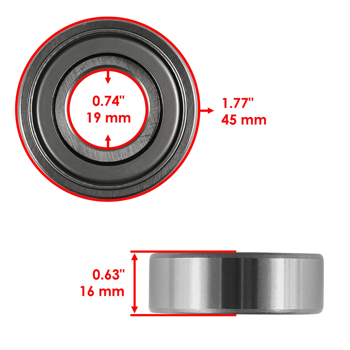3x Spindle Shaft and Bearings Replacement for John Deere 111 38in Deck (NEW) (2011–2018)