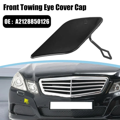 Car Front Bumper Tow Hook Cover for Mercedes-Benz E350 (2010-2013)