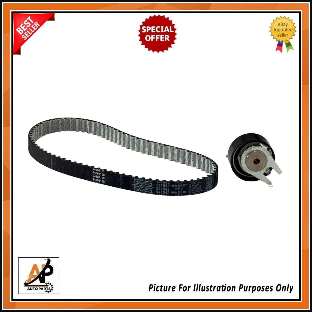 Diesel Engine Pump Belt Kit for Range Rover Sport 3.0 TDV6 SDV6 (2014–2022)