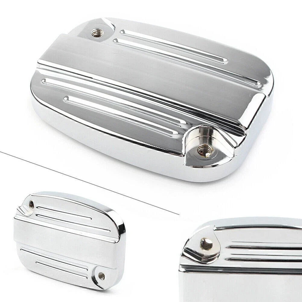 Left Brake Master Cylinder Cover Cap for Harley Touring Street Road Glide V-Rod