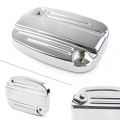 Left Brake Master Cylinder Cover Cap for Harley Touring Street Road Glide V-Rod