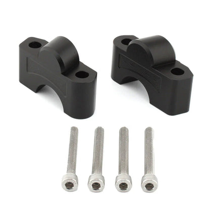 CNC Handlebar Raiser Clamp for Tiger Sport 660 (2022-2024) Black