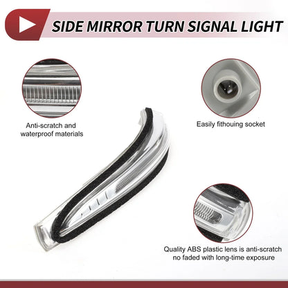 Car Mirror Turn Signal Light for Hyundai Santa Fe 2013-2016 Left LED
