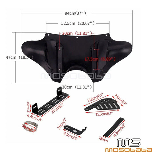 Batwing Fairing Mount Kit for Kawasaki Vulcan VN750 VN900 VN1500, Honda VTX