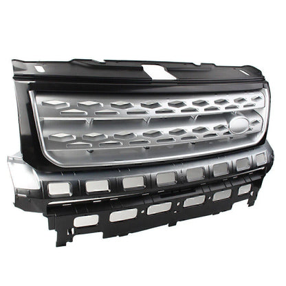 ABS Silver Front Grille Bumper Mesh for Land Rover Freelander 2 (2010-2016)