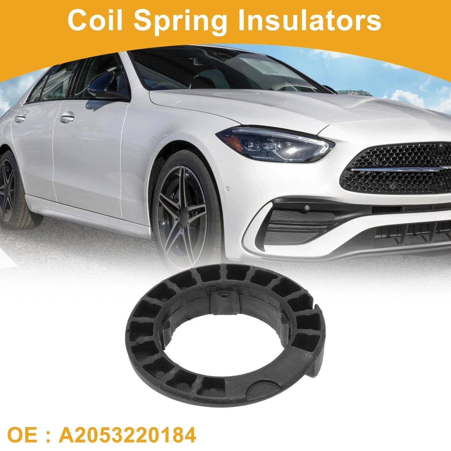 Coil Spring Insulators for Mercedes-Benz C300 (2015-2021)