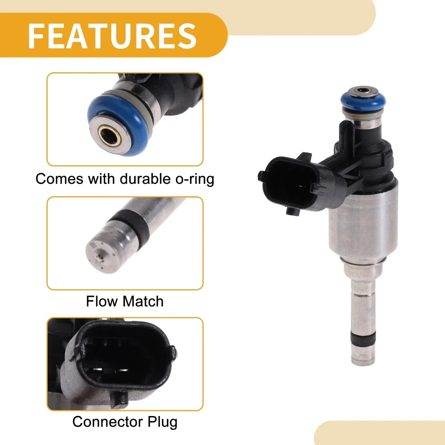 Fuel Injector for Hyundai Accent GLS GS SE 1.6L Gas (2012-2014)