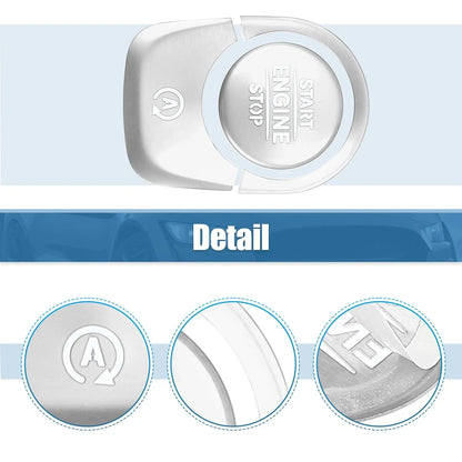 Engine Start Stop Button Cover Trim Sticker Kit for Mercedes Benz (2015-2023)