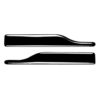 Black Universal Rearview Mirror Anti-Collision Trim Protector