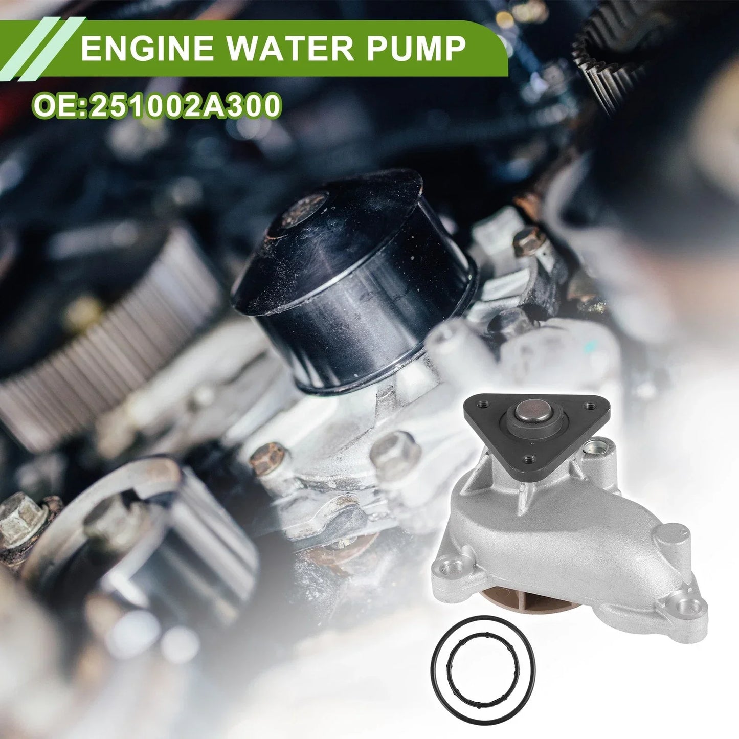 Engine Water Pump for Hyundai Tucson 2015-2020 Cooling System Replacement