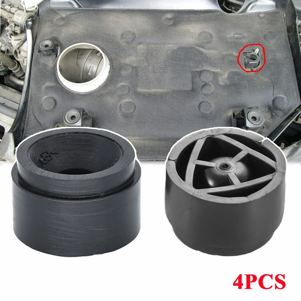 Engine Cover Grommet Rubber Buffer Mounting Bushing Set for Skoda Yeti (2009–2018)