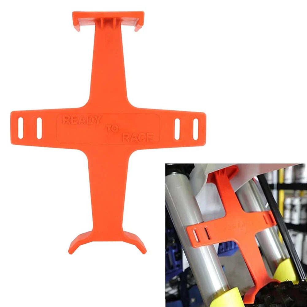 Front Fork Guard Suspension Support Brace for Dirt Bike - Orange