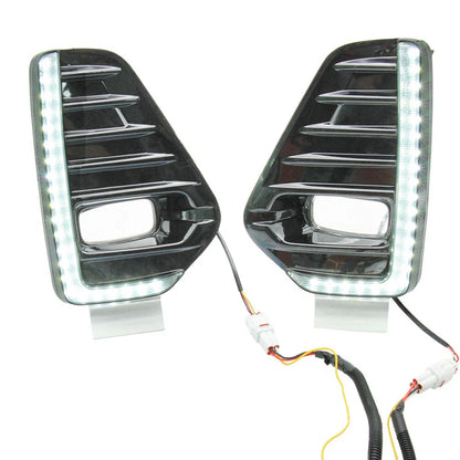 LED Daytime Running Lights w/ Turn Signal for Nissan Kicks (2021)