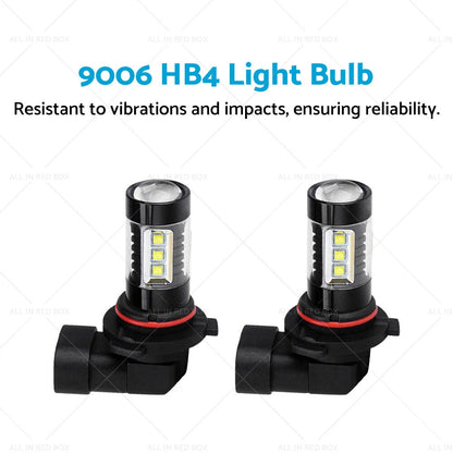 9006 HB4 LED Fog Light Headlight Bulbs for Car 6500K White