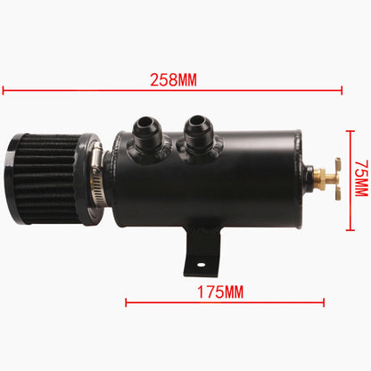 Aluminium Baffled Engine Oil Catch Can 0.75L