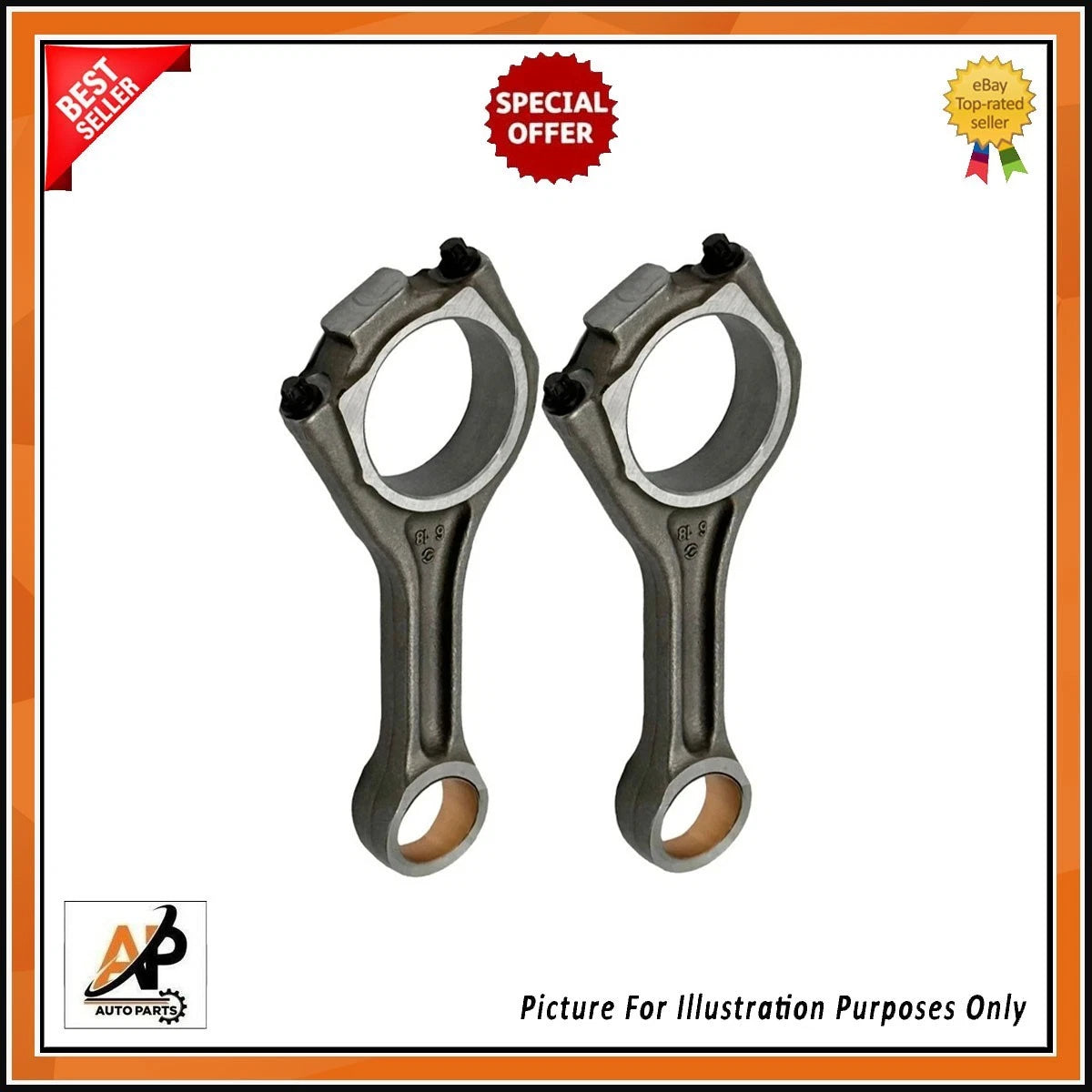 Connecting Rod Set X2 for Land Rover Range Rover 3.0 Diesel (2010–2012)