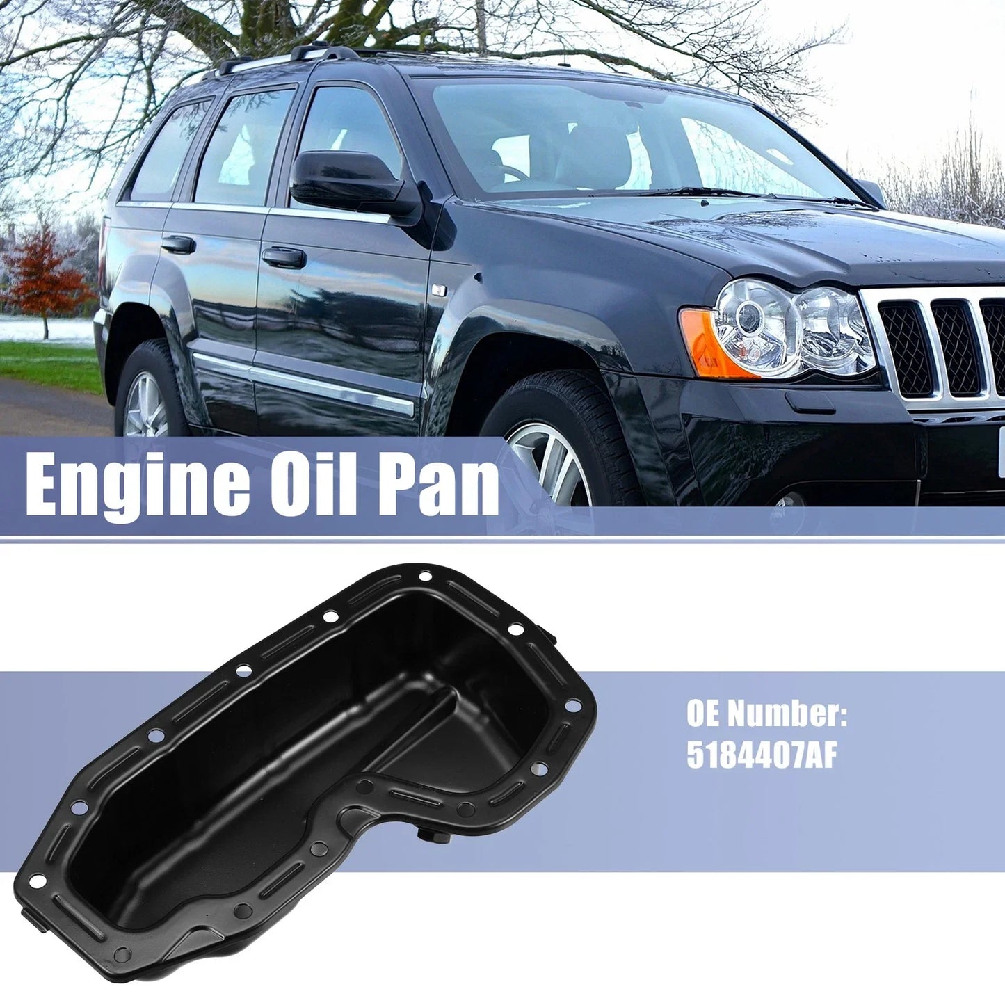 Engine Oil Pan for Dodge Durango, Ram 1500 (2011-2023, 2013-2018)