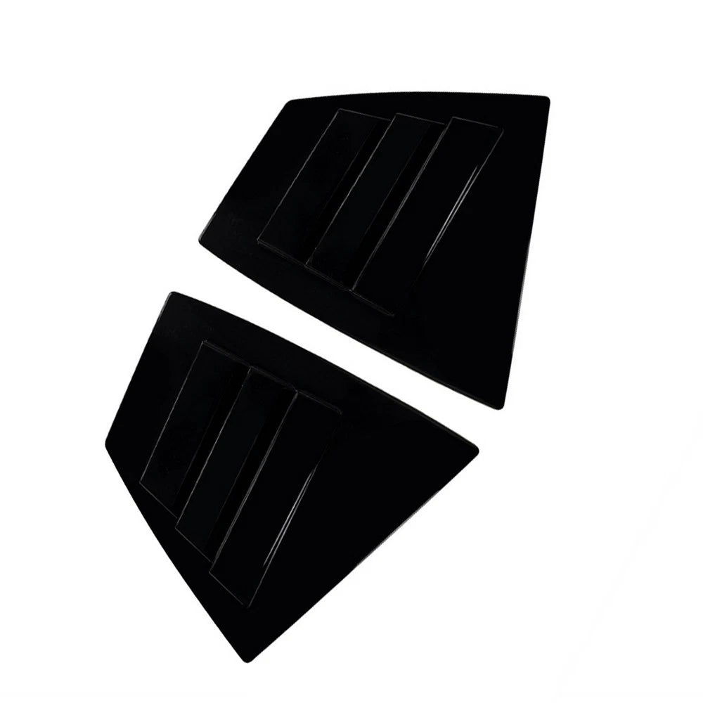 Black Rear Quarter Window Louvers for Subaru WRX STI (2014-2021)