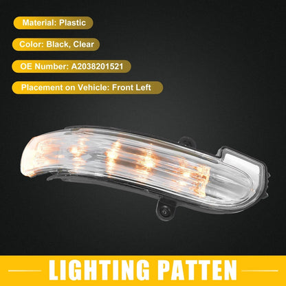 Left Rearview Mirror LED Turn Signal Light for Mercedes-Benz (2003-2009)