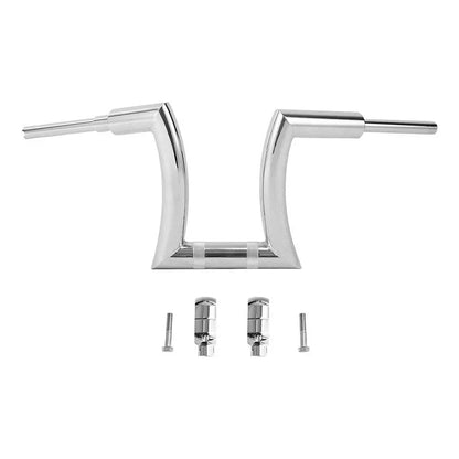 14in Rise 2in Hanger Bar Risers for Harley Softail Chrome