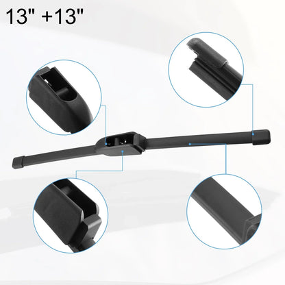 13" Rear Windshield Wiper Blades for Hyundai Elantra GT/I30 (2012-2017)