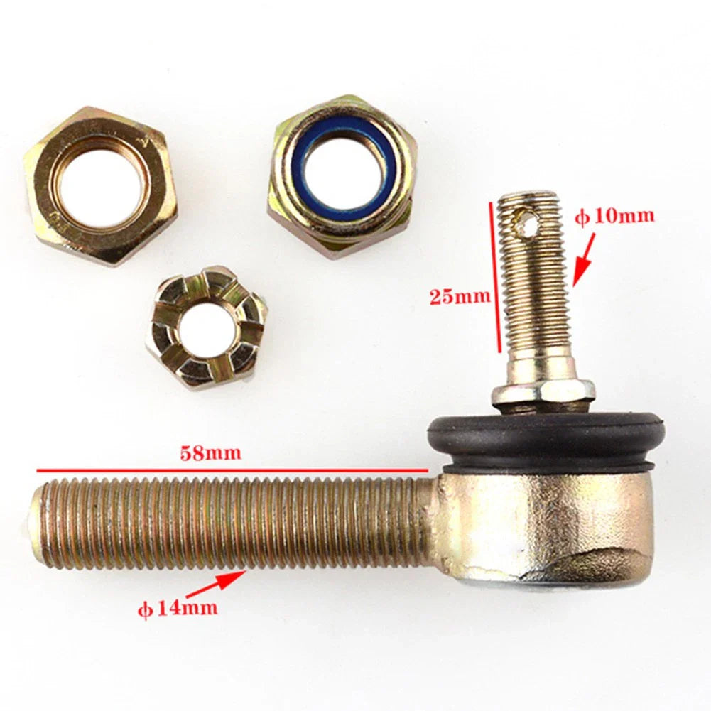 10-14mm Tie Rod End Ball Joint for 110 125cc ATV Quad Dirt Bike Buggy