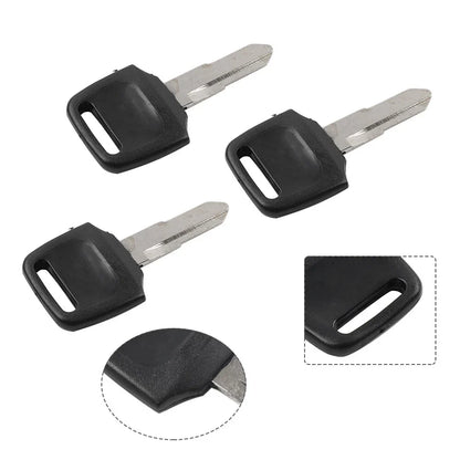 3 x Uncut Blade Blank Keys for Honda Dio 56 57 Z4 125 WH110 Scooter