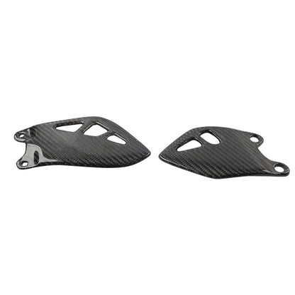 Carbon Fiber Footrest Plate Heel Guard for Kawasaki ZX-10R 2015-2024