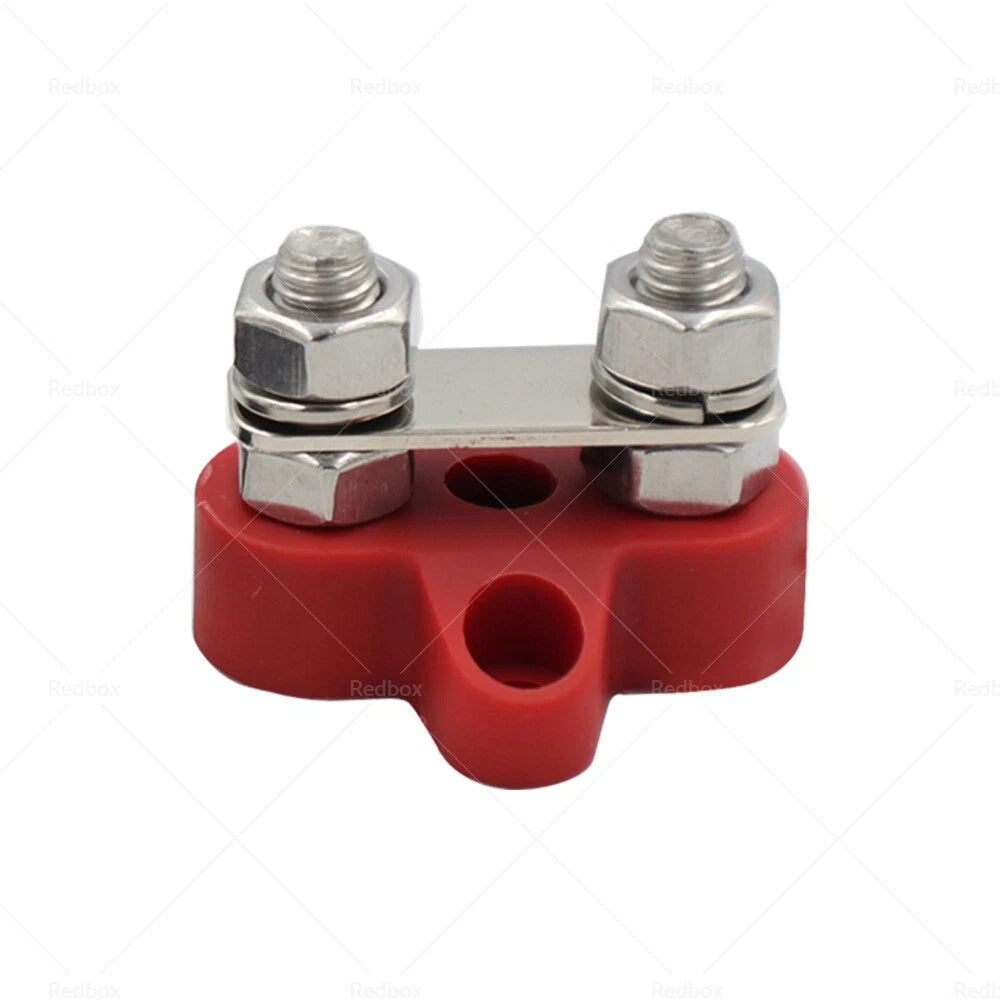 Heavy Duty Bus Bar Terminal Blocks M8 Positive Power Distribution Studs