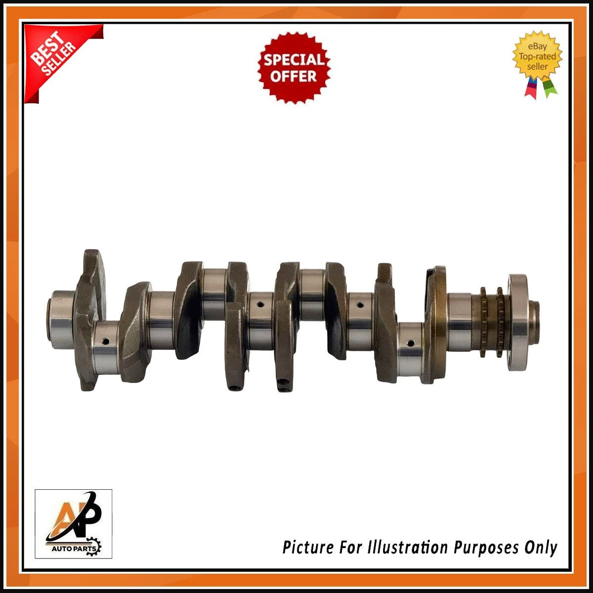 Crankshaft Without Gear for BMW MINI 2.0 Diesel (N47) (2010–2016)