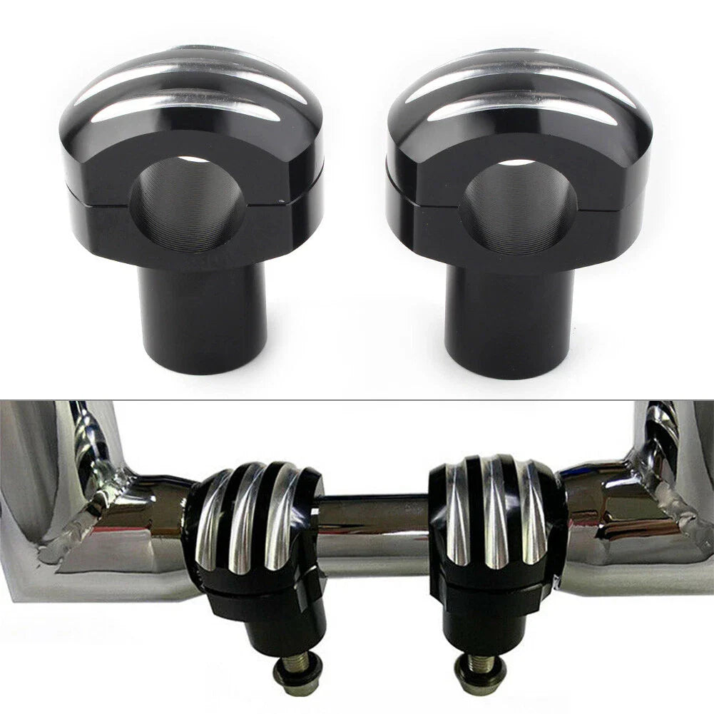 25mm Handlebar Adapter Risers Clamp Mounts for Harley Fatboy