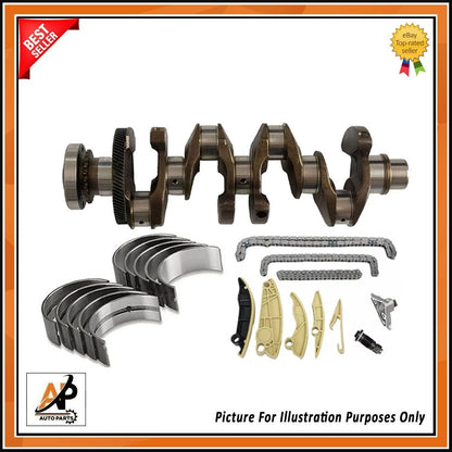 Crankshaft Timing Chain Kit with Bearings for Jaguar Range Rover Sport (2014–2022)