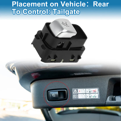 Trunk Release Switch for Mercedes-Benz E300 2017-2019 Black