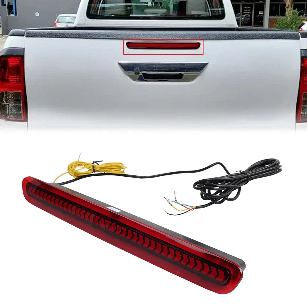 Red Rear Middle Stop Lamp Third Brake Light for Toyota Hilux (2015-2021)