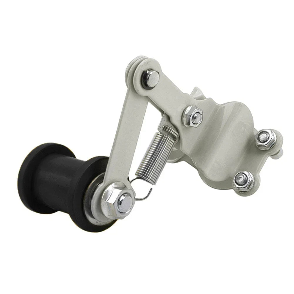 Bolt-On Chain Tensioner & Roller Adjuster for Motorcycle ATV Dirt Bike Black/White