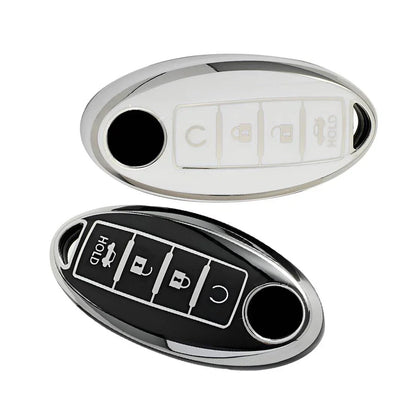 TPU 4-Button Key Shell Housing Cover for Nissan Murano, Versa, Note (2015-2023)