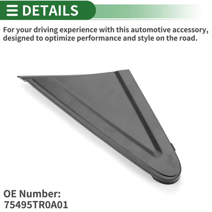 Front Left Side Door Pillar Window Trim for Honda Civic (2012-2015)