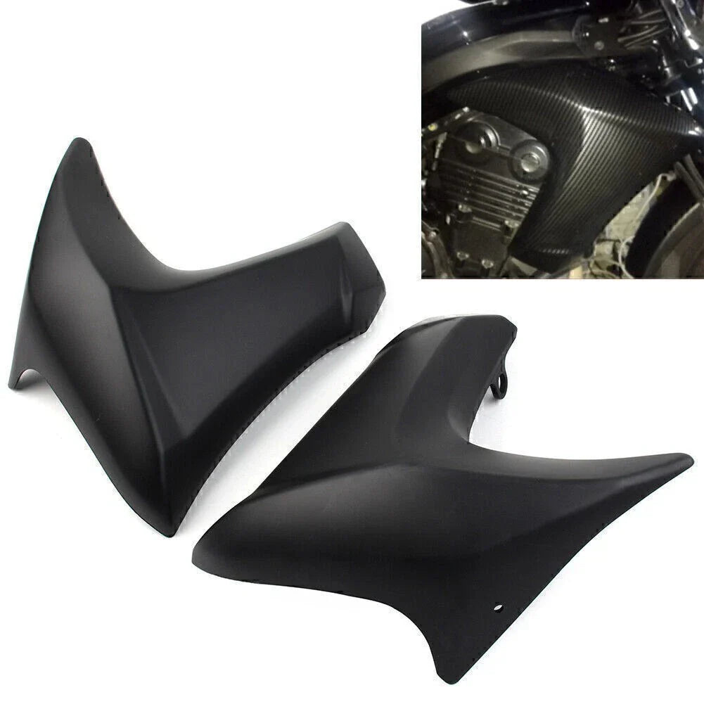 Matt Black Radiator Cap Fairing Compression Plate for KAWASAKI ER6N (2012-2016)