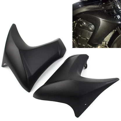 Matt Black Radiator Cap Fairing Compression Plate for KAWASAKI ER6N (2012-2016)