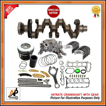 Crankshaft Oil Pump and Ring Rebuilt Kit for Land Rover Jaguar 2.0 D (2000–2006)