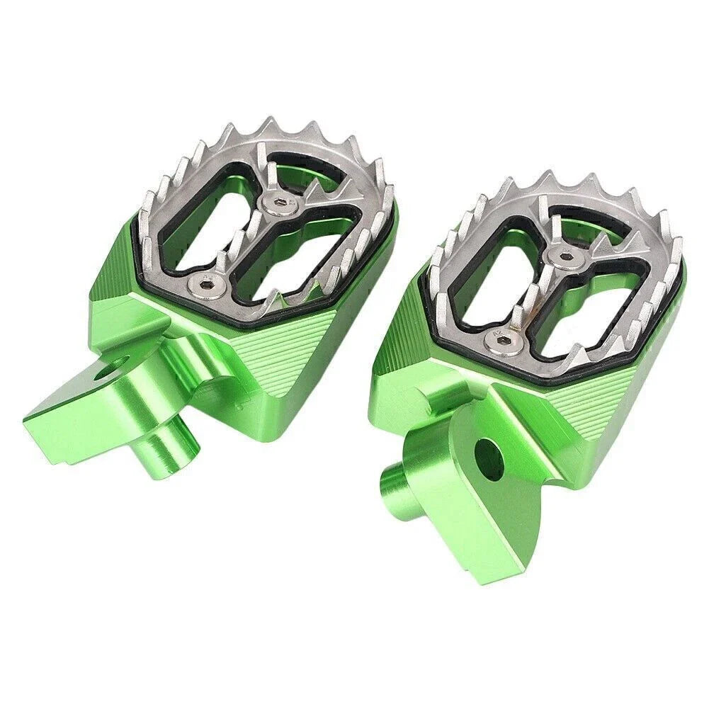 Shark Teeth Dirt Bike Foot Pegs for YAMAHA YZ85 YZ125 YZ250 YZ450F (1999-2015)